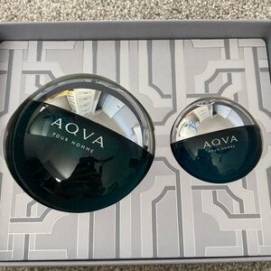 New in box authentic unused Bulgari Aqua Pour Homme 2 piece set eau de toilette